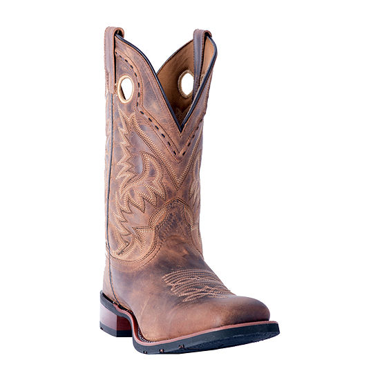 Laredo Mens Kane Block Heel Cowboy Boots