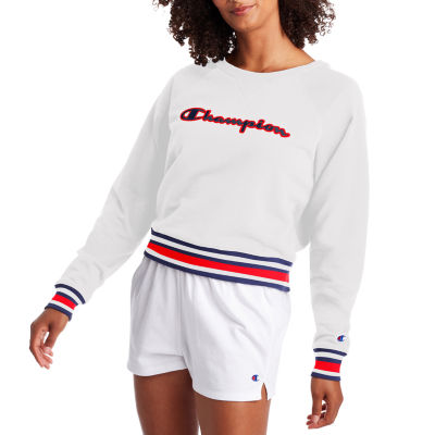 white champion crewneck womens