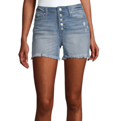 high waisted midi shorts