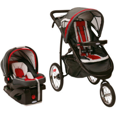 graco jogging stroller red