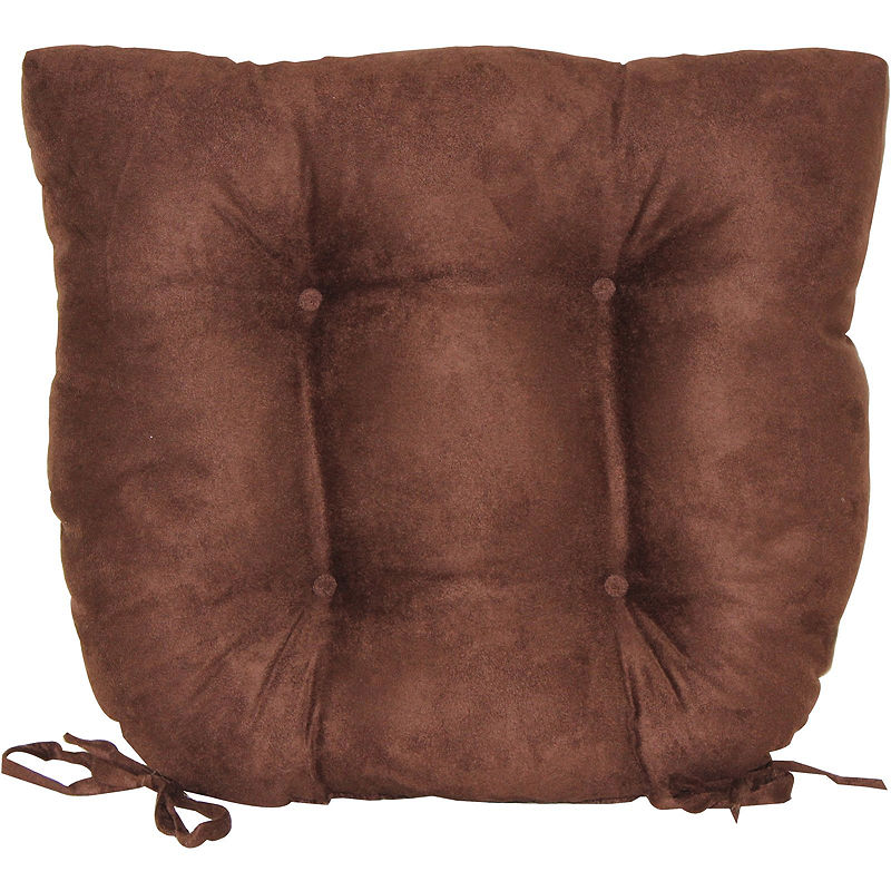 UPC 047218053374 product image for Faux-Suede Chair Cushion | upcitemdb.com