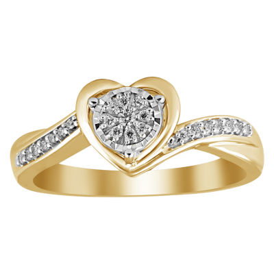 women's gold promise rings