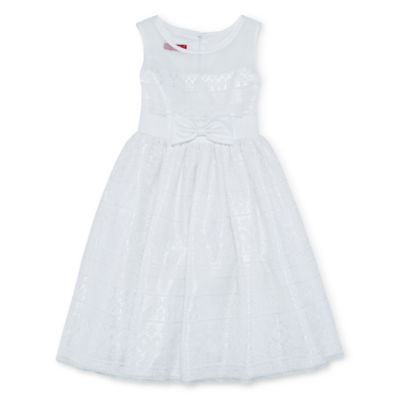 jcpenney white dresses for girls
