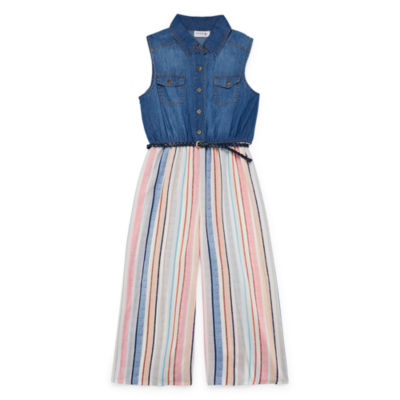 denim jumpsuit jcpenney
