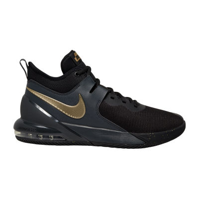 black nike air basketball shoes