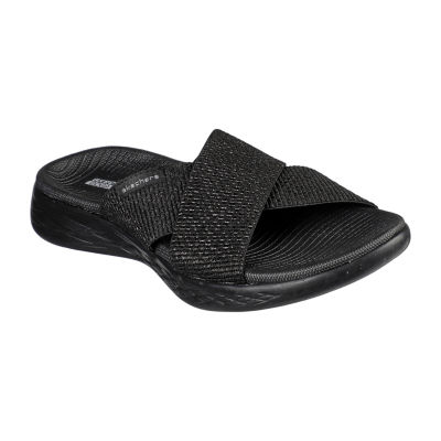 skechers on the go 600 strap sandal with molded footbed