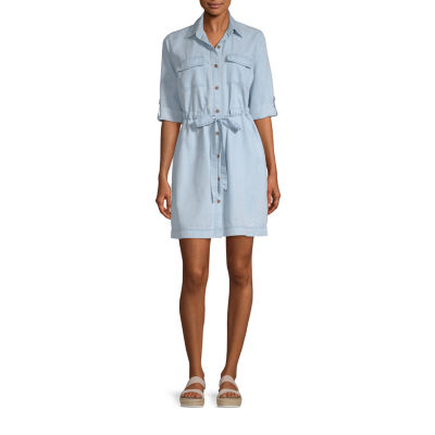 women's short shirt dress