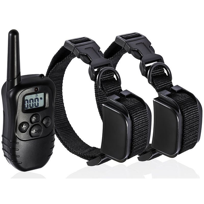 Remote Dog Training Collar 330 Yard Radius LCD 100LV Shock Pet Bark