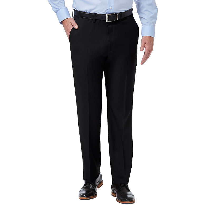 Haggar Premium Comfort Dress Pant Classic Fit Flat Front, Mens, Size ...