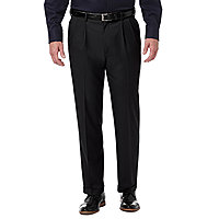 GIOVANNI UOMO Mens Pleated Front Expandable Waist Dress Pants 