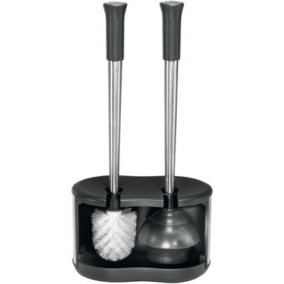 toilet brush and plunger holder