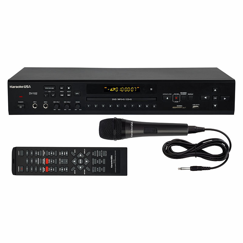 Karaoke Usa Dvd/Cdg/Mp3G Karaoke Player, Black