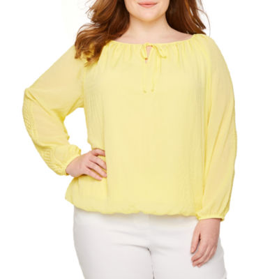 jcpenney peasant tops