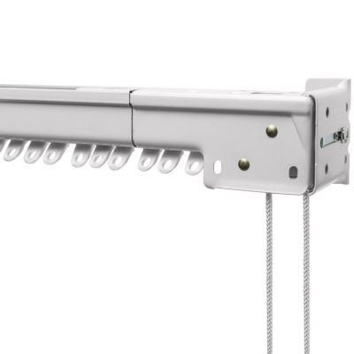 Bali Heavy Duty One Way Left Traverse Adjustable Curtain Rod