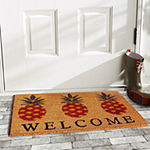 Calloway Mills Pineapple Welcome Outdoor Rectangular Doormat