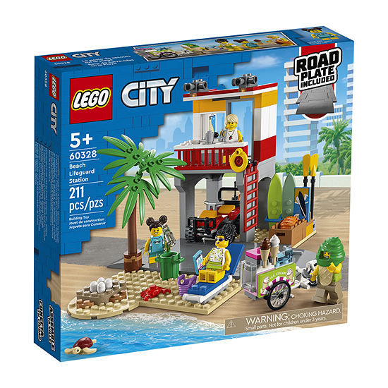 Lego City Beach Lifeguard Station 60328 (211 Pieces)