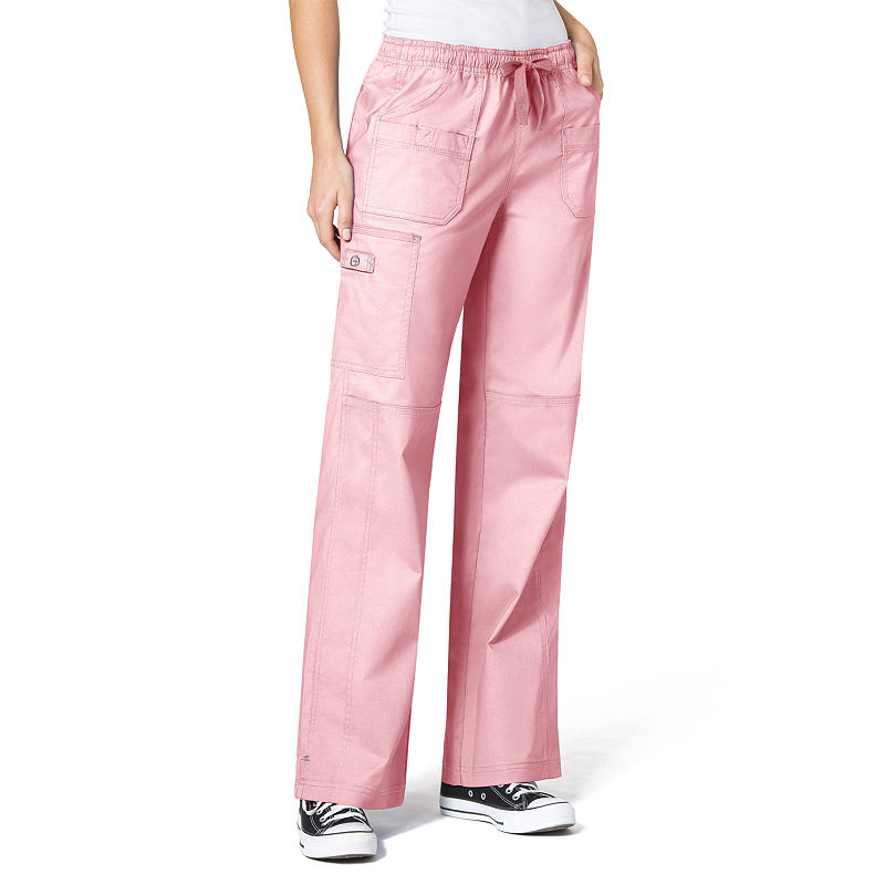 Wonder Wink Wonderwink Wonderflex 5108 Faith Multi-Pocket Cargo Pant, Womens, Size Xx-Small, Pink