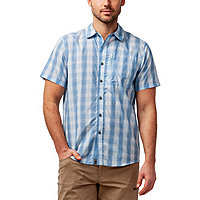 Details about   Habit Men's M Medium Button Down Shirt Brushed Nickel Gray Short Sleeve Outdoors 