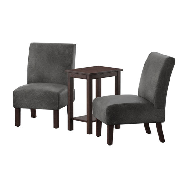 Furniture of America™ 3-pc. Upholstered Slipper Chair
