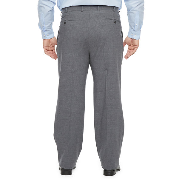 Stafford Super Mens Stretch Classic Fit Suit Pants - Big and Tall
