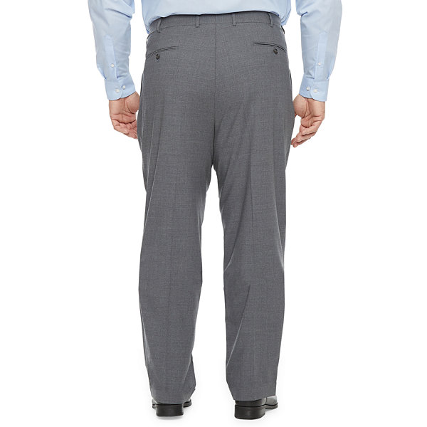 Stafford Super Mens Stretch Classic Fit Suit Pants - Big and Tall