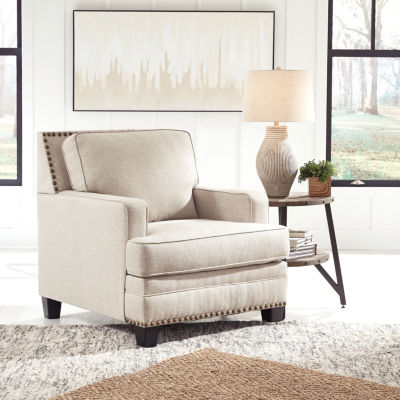 Signature Design by Ashley Claretha Collection Armchair, Color Linen
