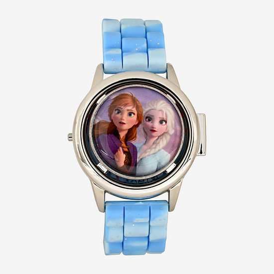 Disney Frozen Girls Digital Multicolor Strap Watch Fzn4632jc