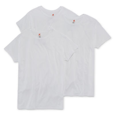 Hanes Comfort Flex Fit 3 Pc Short Sleeve Crew Neck T Shirt Color