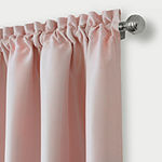 Elrene Home Fashions Adaline Faux-Silk Light-Filtering Rod Pocket Single Curtain Panel