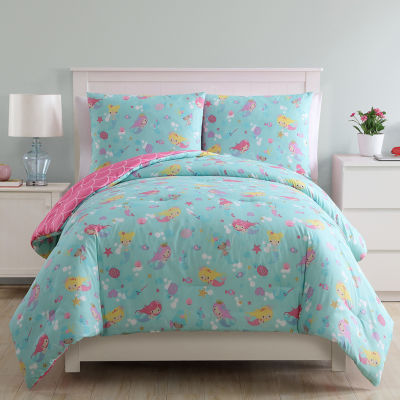 Vcny Mermaid Princess Comforter Set