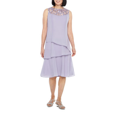 lavender jacket dress