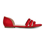 Journee Collection Womens Gildie Open Toe Slip-On Shoe