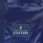 Stafford Mens Stretch Classic Fit Patch Pocket Sport Coat