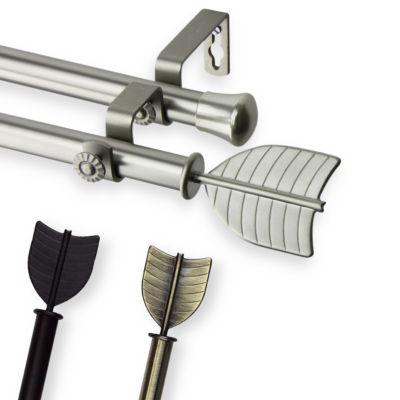 Rod Desyne Quill Double Curtain Rod JCPenney