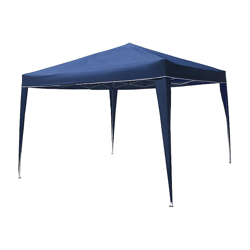 Aleko Outdoor Foldable Gazebo Party Tent Canopy, Blue