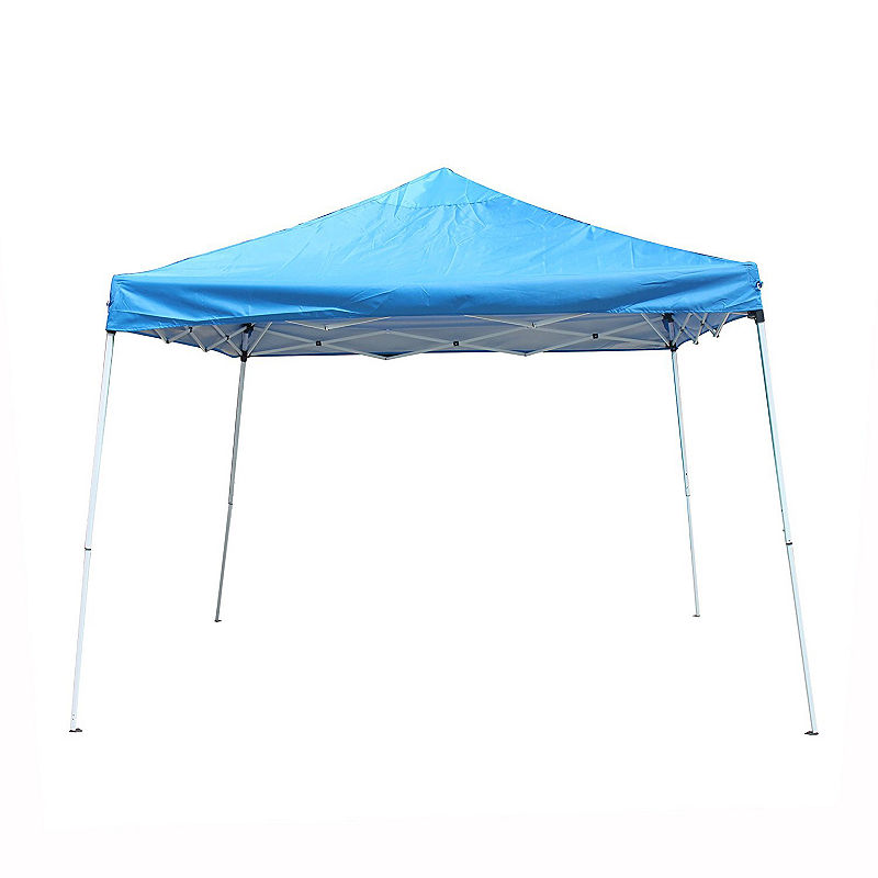 Aleko Pop Up Outdoor Collapsible Gazebo Canopy Tent, Blue