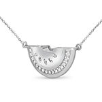 Watermelon Womens Diamond Accent Genuine White Diamond Sterling Silver Pendant Necklace