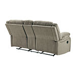 Signature Design by Ashley Dryden Collection Pad-Arm Reclining Loveseat