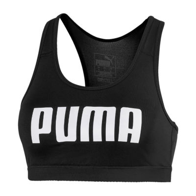 puma black sports bra