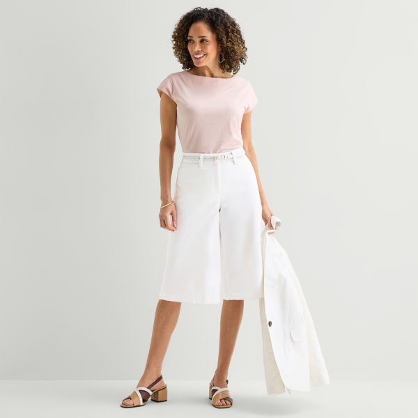 Liz Claiborne Emma Womens Culotte Pant