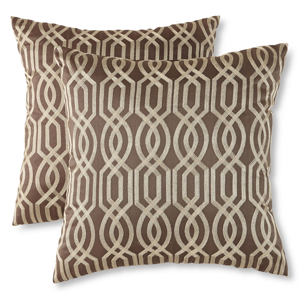 Samaria 2 pk. Decorative Pillows, Brown