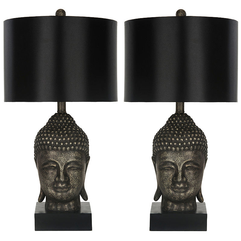 Safavieh Golden Buddha Table Lamp, Gray