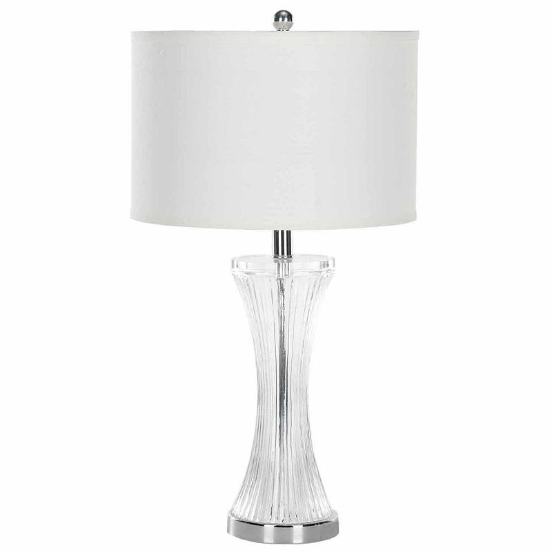 Safavieh Zelda Glass Table Lamp, White