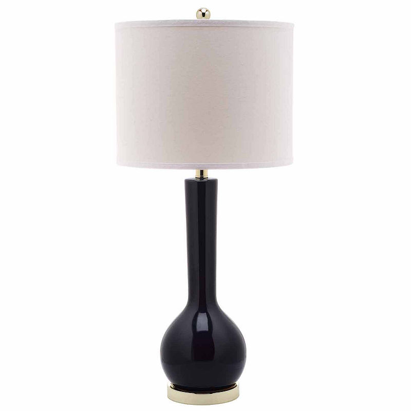 Safavieh Mae Long Neck Ceramic Table Lamp, Blue