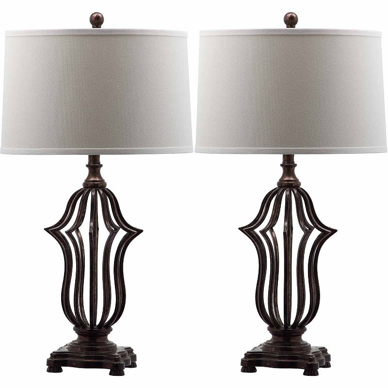 Safavieh Chloe Sculpture Table Lamp, Brown