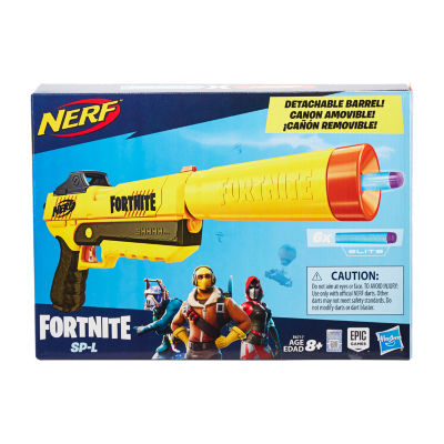Nerf Fortnite Sp L Elite Dart Blaster With 6 Darts - 
