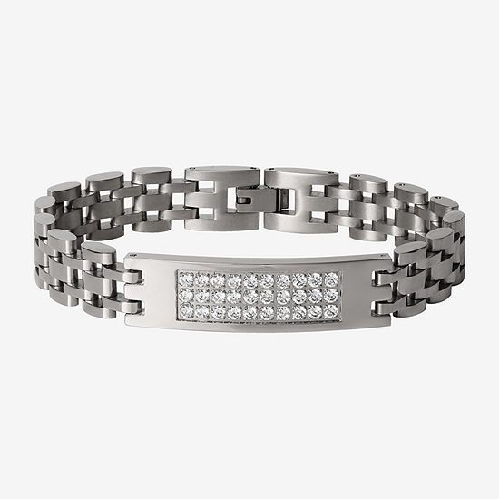 Shaquille O'Neal Xlg Stainless Steel 9 Inch Link Chain Bracelet