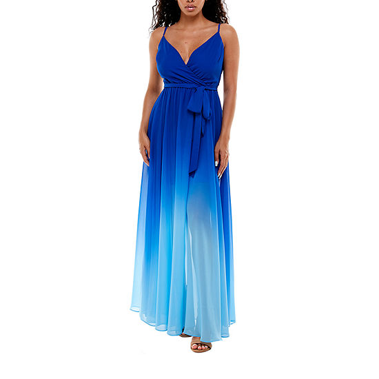 Premier Amour Sleeveless Ombre Maxi Dress