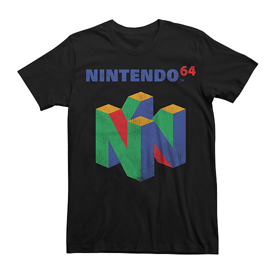 Nintendo 64 Mens Crew Neck Short Sleeve Classic Fit Graphic T-Shirt