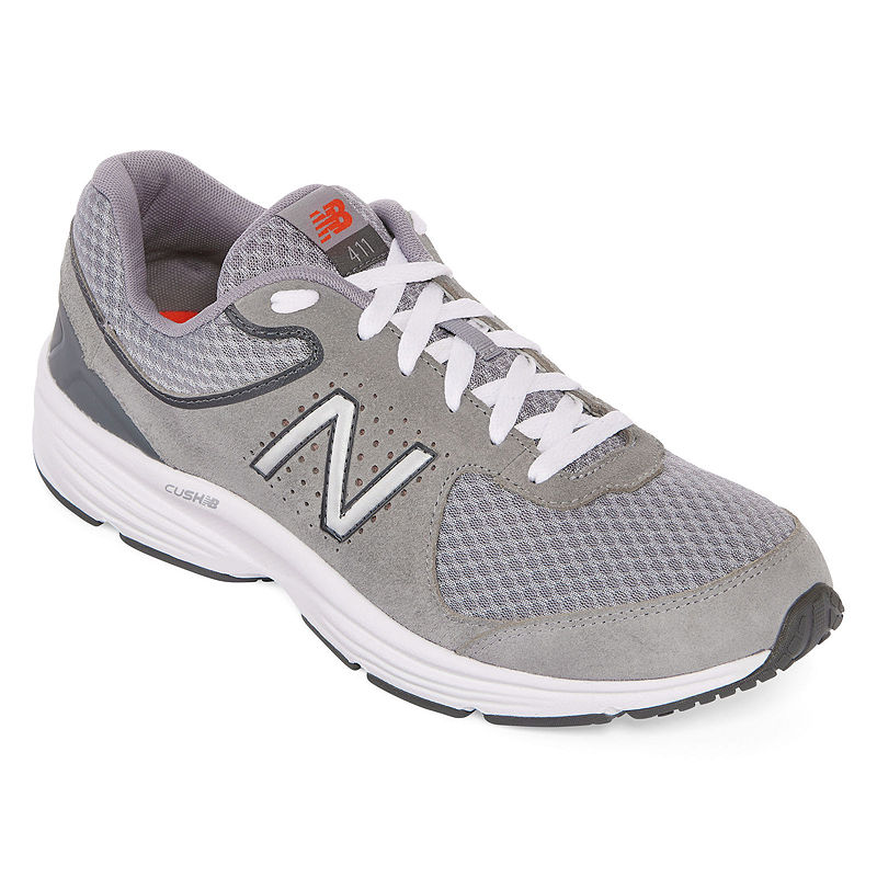 New Balance 411 Mens Walking Shoes, Size 8 Medium, Gray | buystore123.com